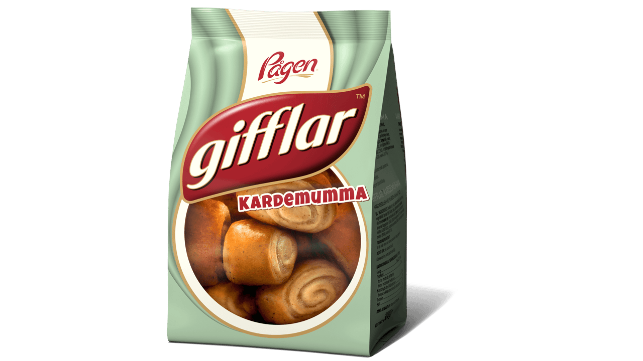 Bild på Gifflar Kardemumma i sin förpackning