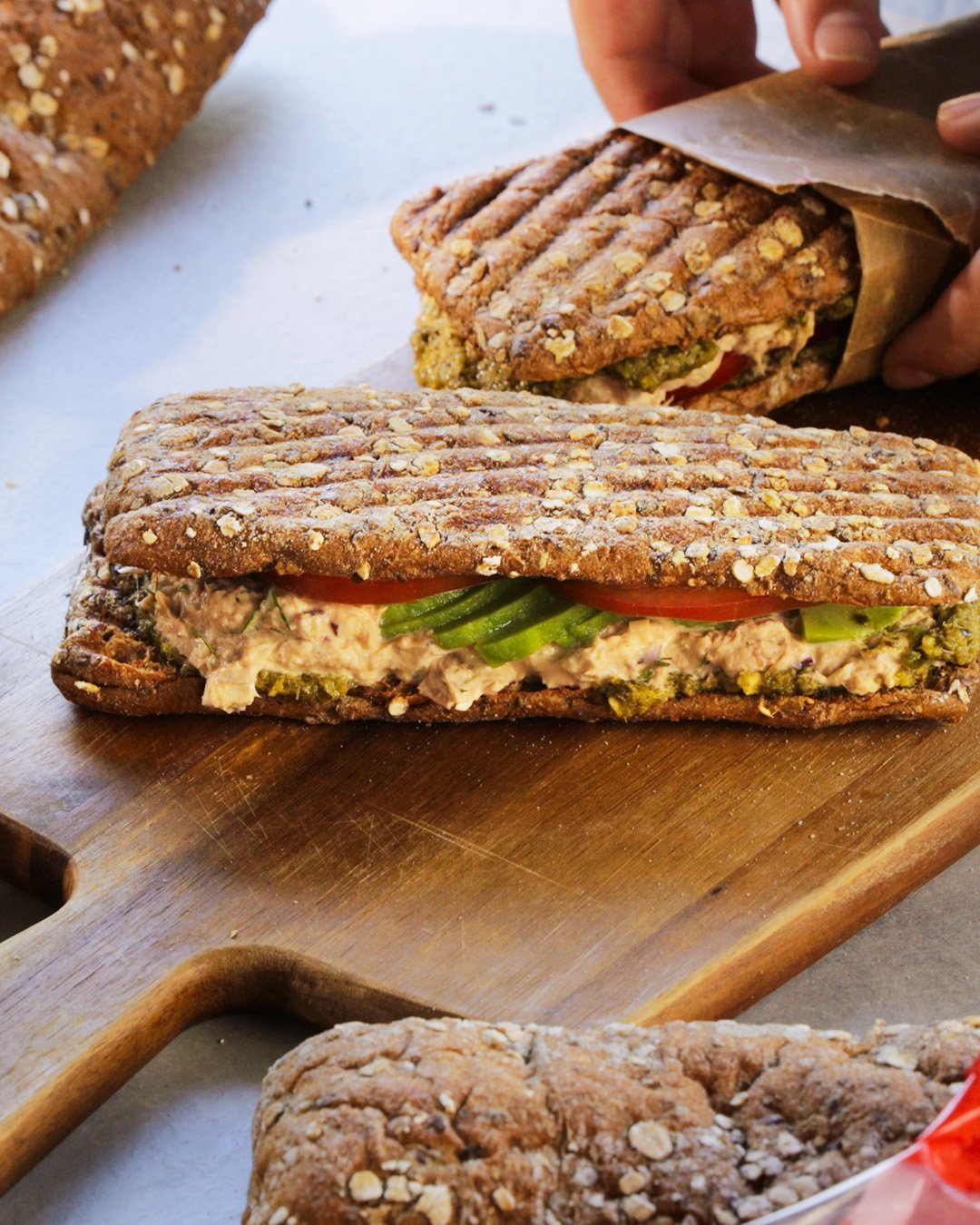 Protein Sandwich med tunacado-fyllning