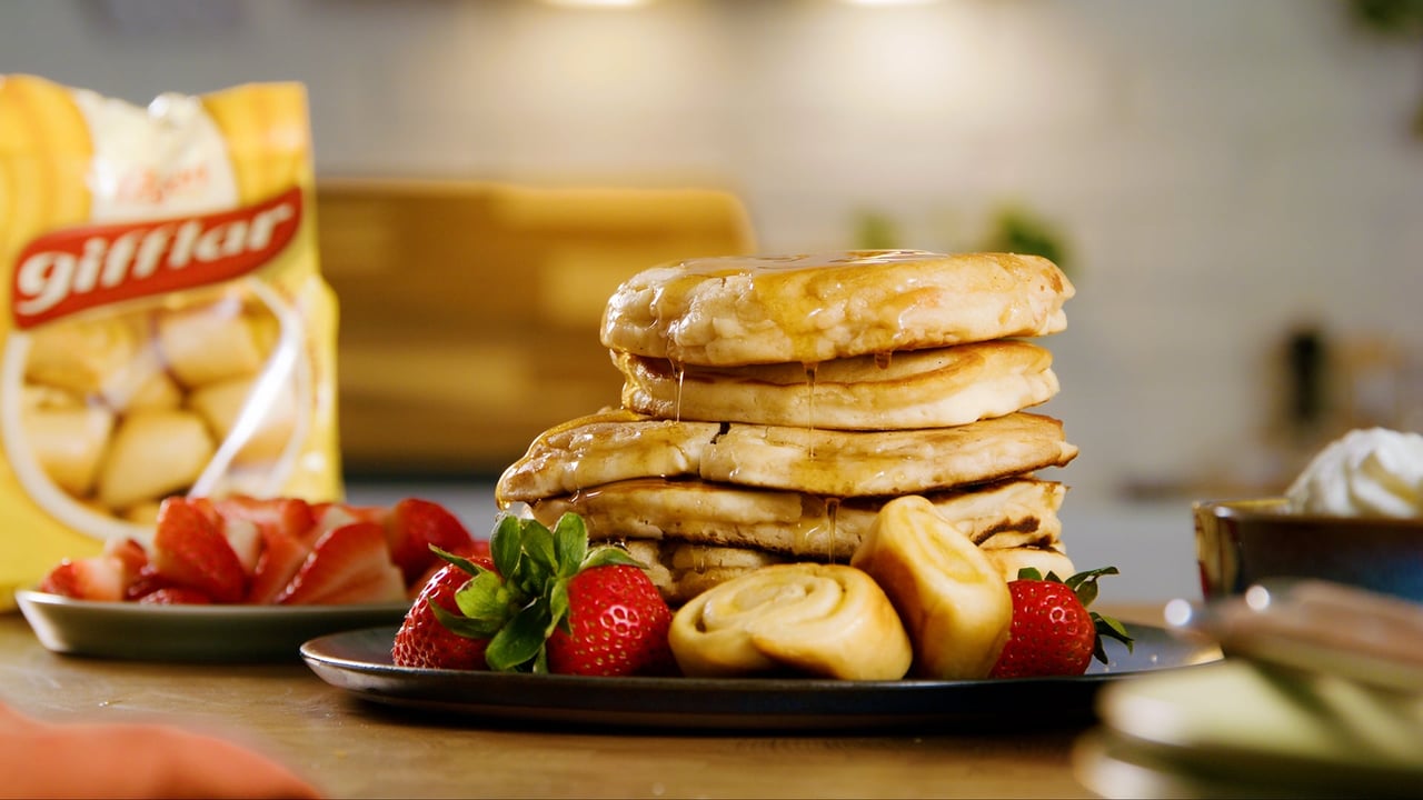 Gifflar vanilj pannkakor