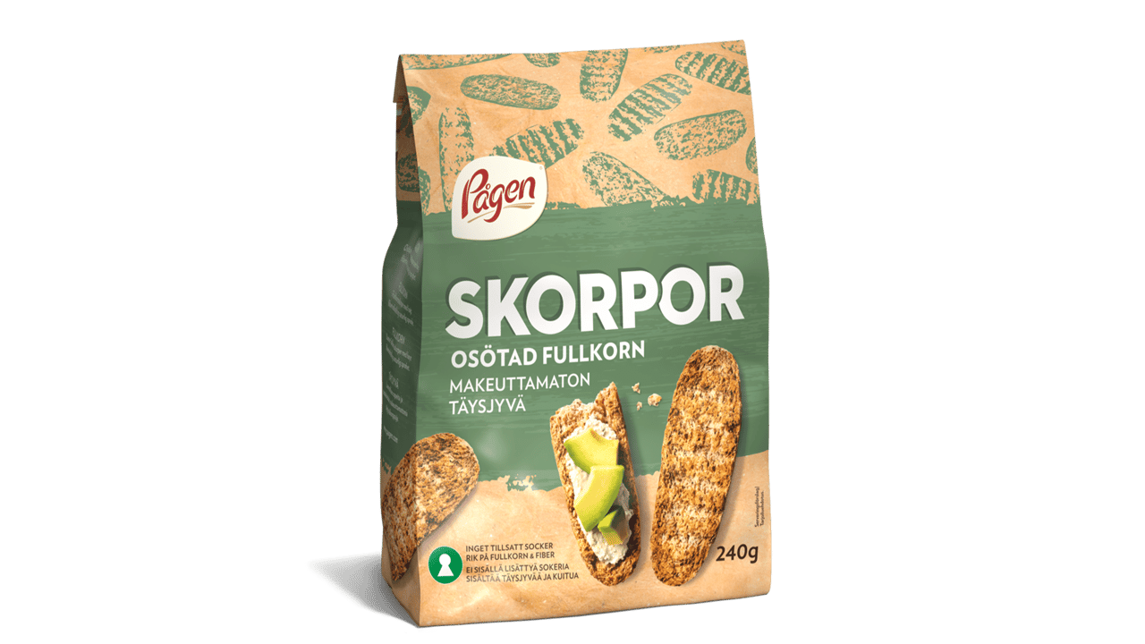 Bild på Fullkorn skorpan i sin förpackning