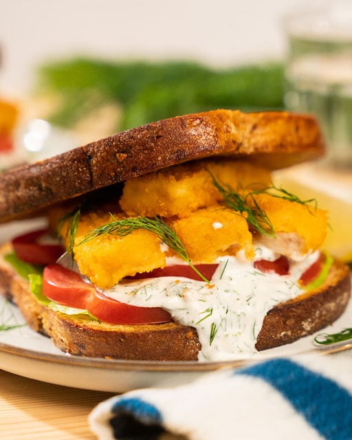 Fiskpinnemacka på rester