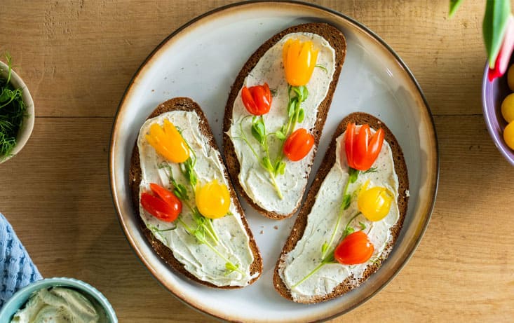 Vårpiffiga LingonGrova-mackor - Recept | Pågen