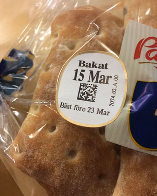 Bild på Bäst för märkning på bröd påsar