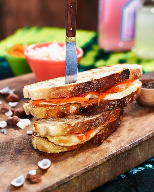 Grillad surdegsmacka med mango chutney - Recept | Pågen