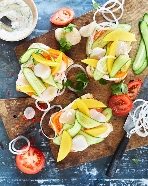 Macka med Musslor & Mango - SurdegsGoda - Recept | Pågen