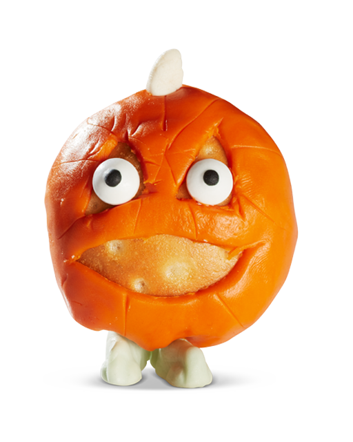 Vanillas utklädd till pumpa