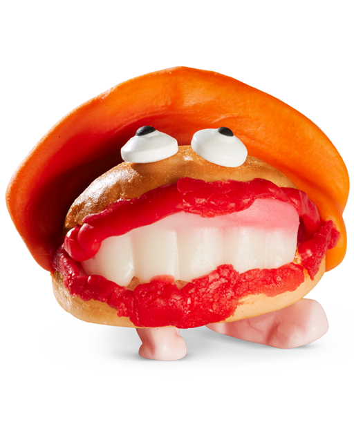 Vanillas utklädd till läskig mun