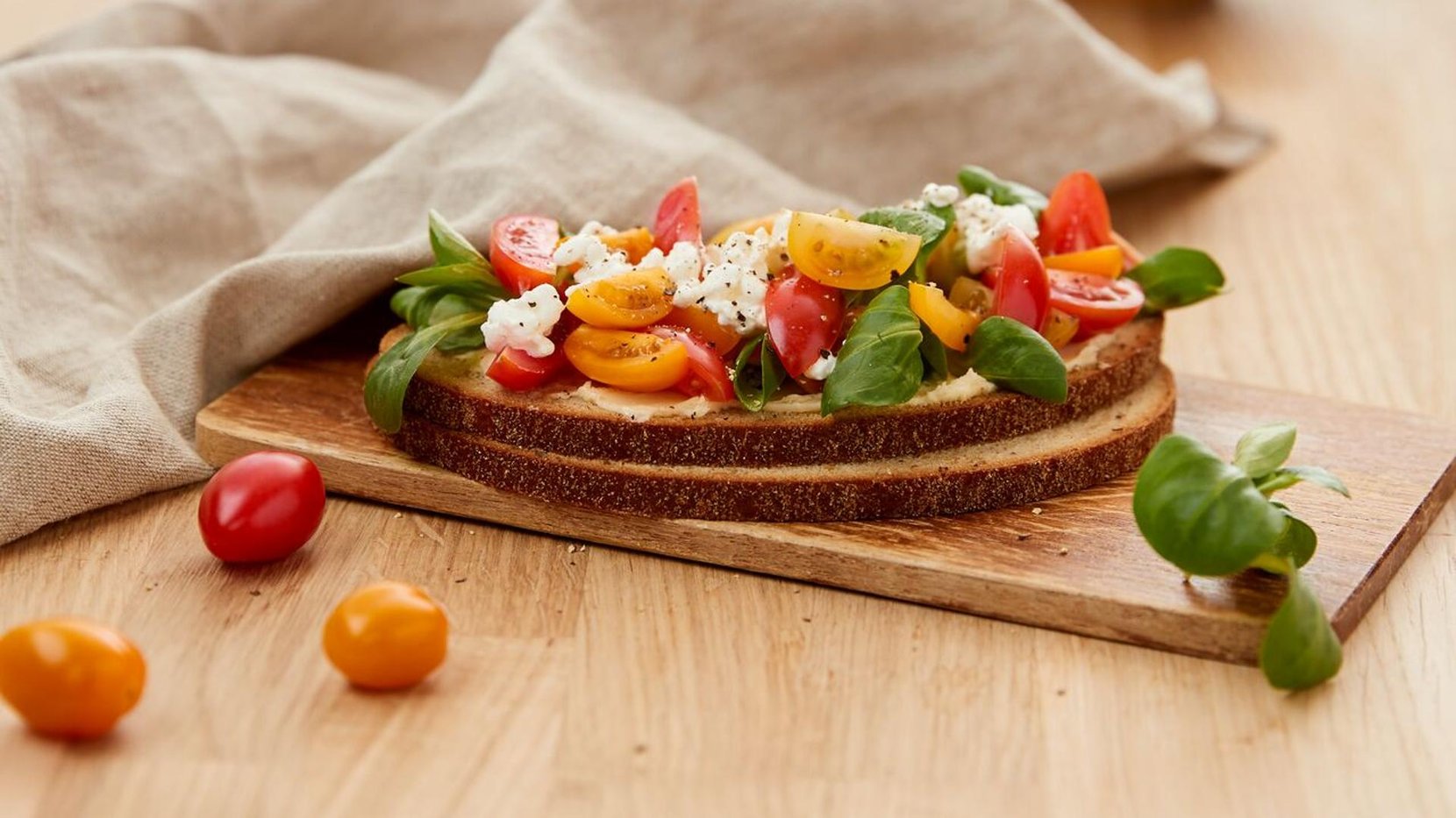 Guldkorn med pålägg