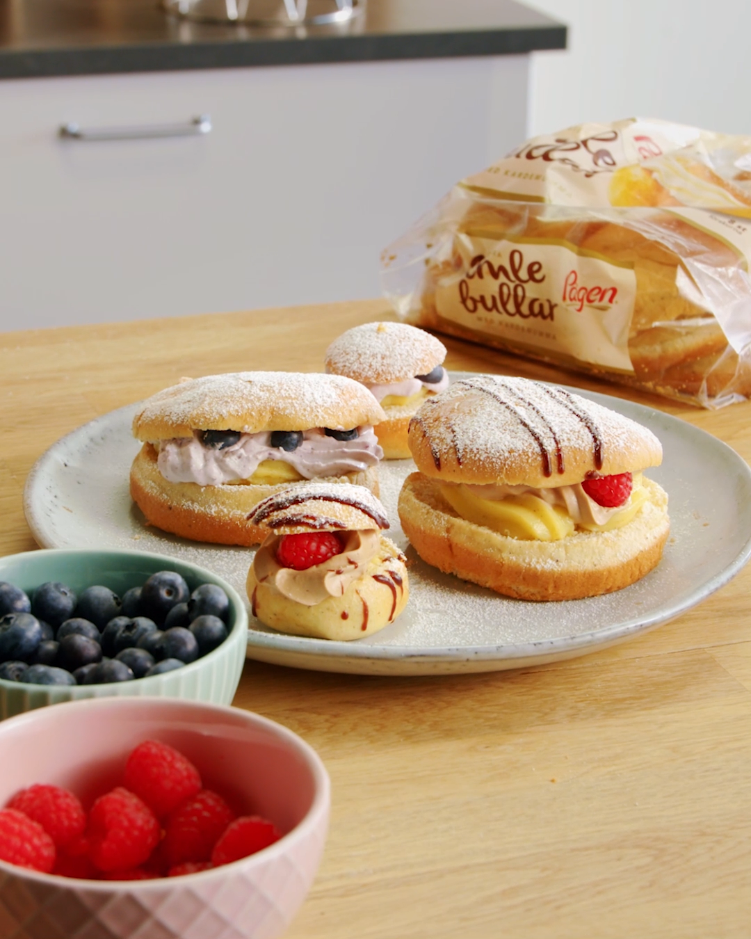 Semlebullar med variation