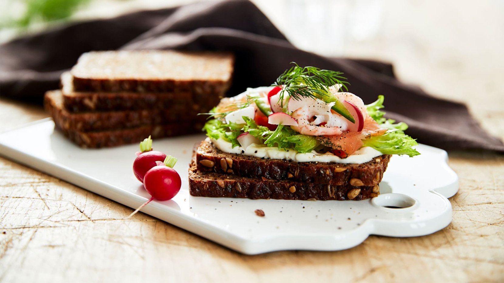 Bild på Rågbröd med pålägg