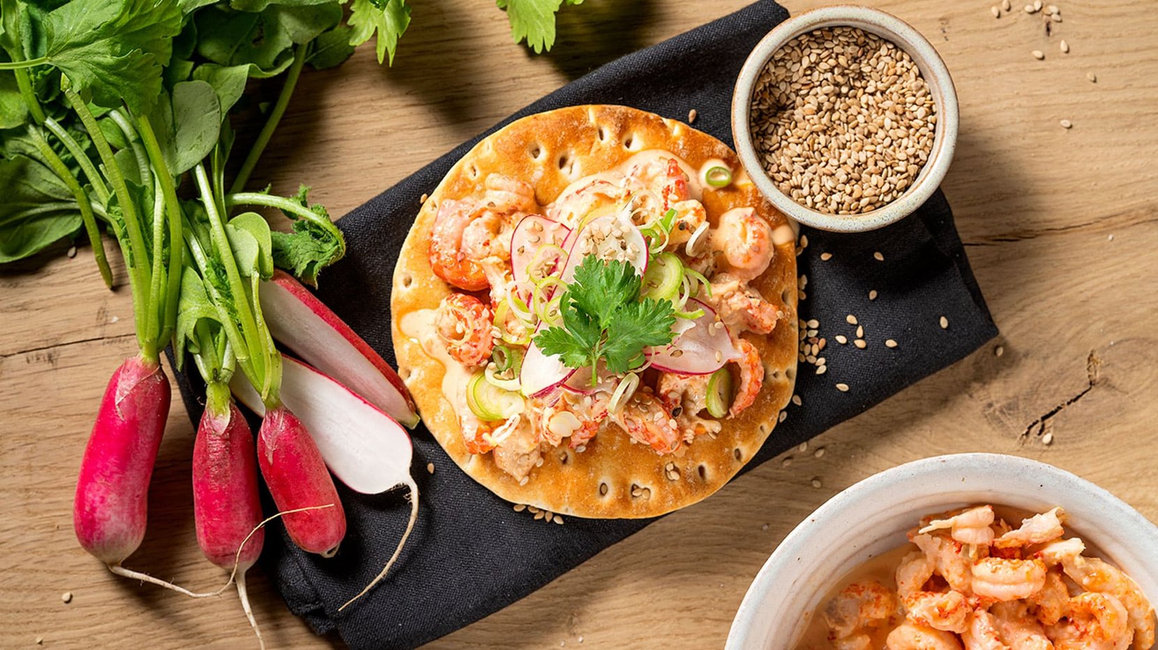 Hönö Skärgårdskaka med heta räckor