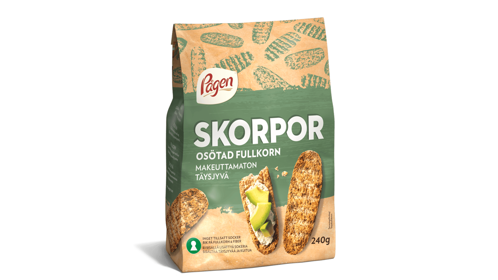Bild på Fullkorn skorpan i sin förpackning