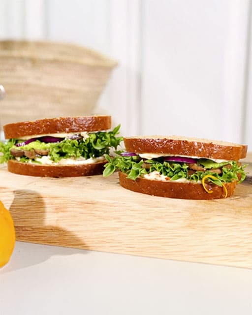 Macka med picklad svamp & chilimajo - Längtan - Recept | Pågen