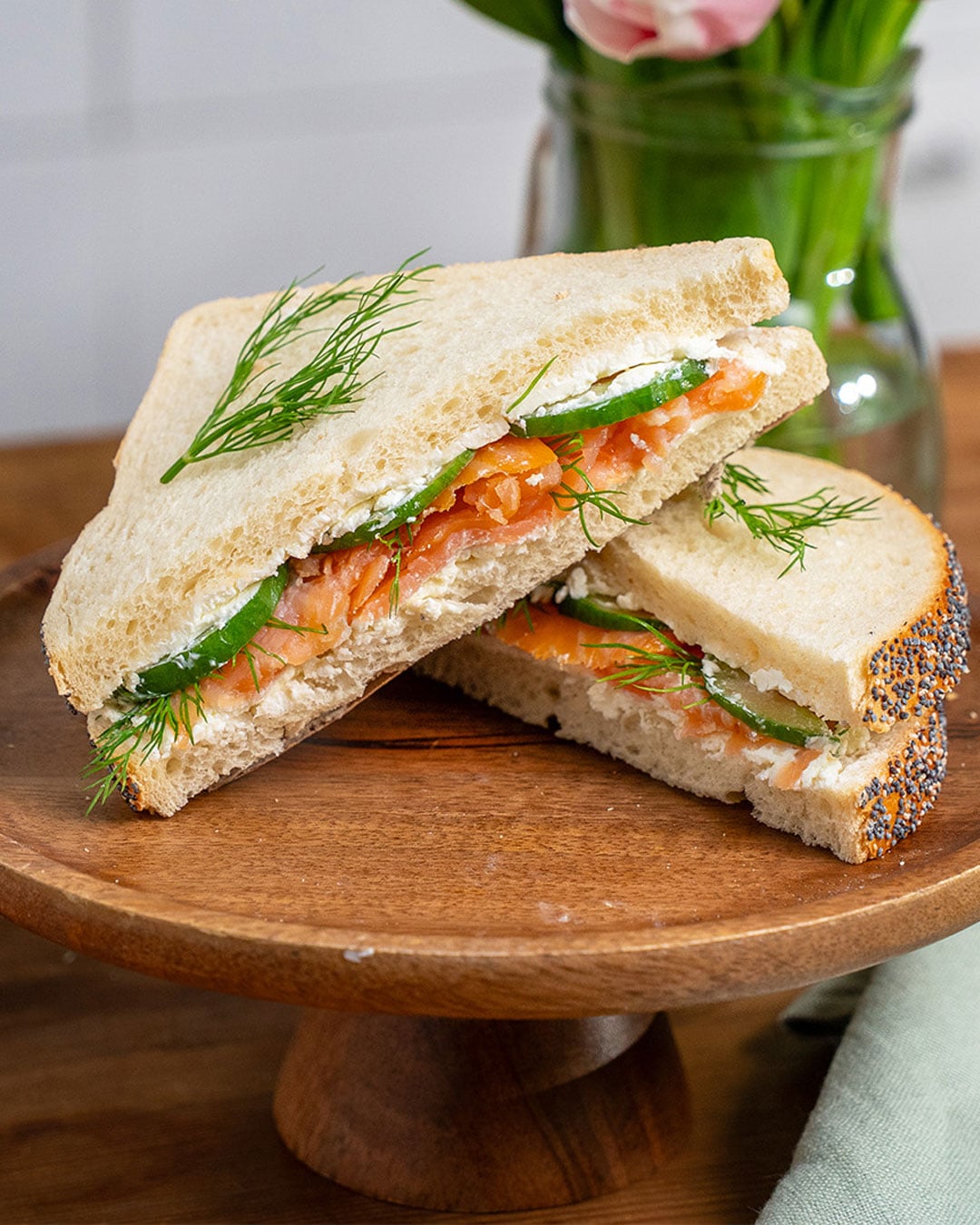 Bild på laxsnittar till fest och vardag