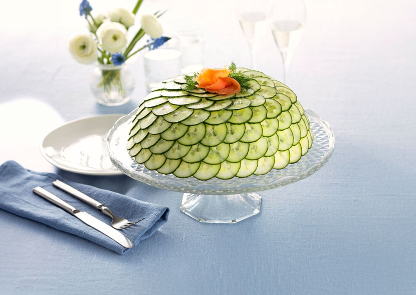 Bild på smörgåstårta