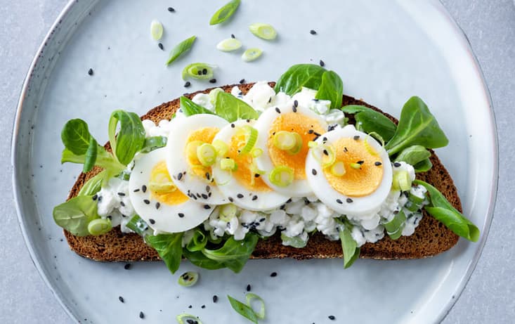 Macka med Keso, Ägg, Salladslök & Sesamfrön - Recept | Pågen
