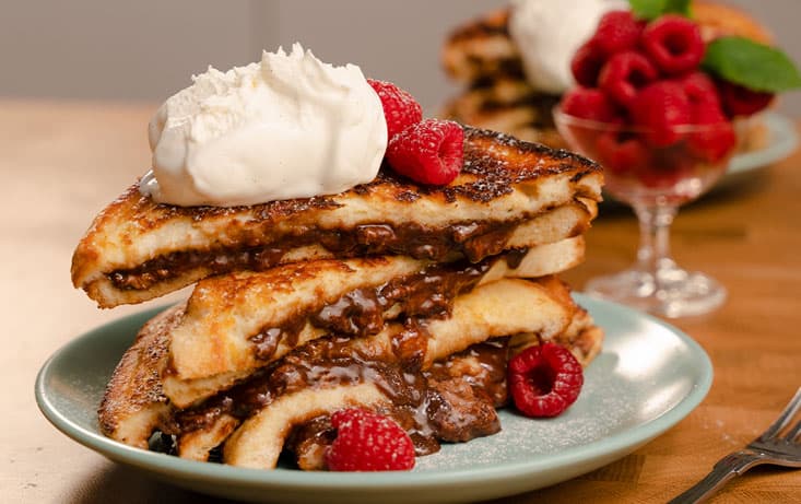 Chokladfyllda fattiga riddare - Recept | Pågen