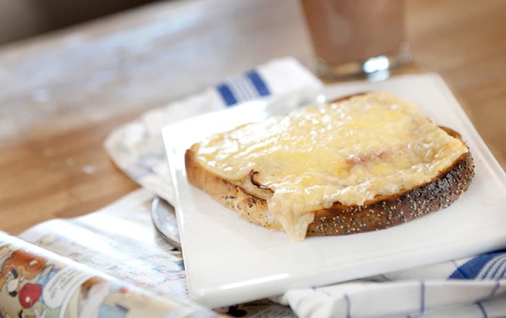 Croque monsieur med dijonsenap, ost & skinka - Recept | Pågen