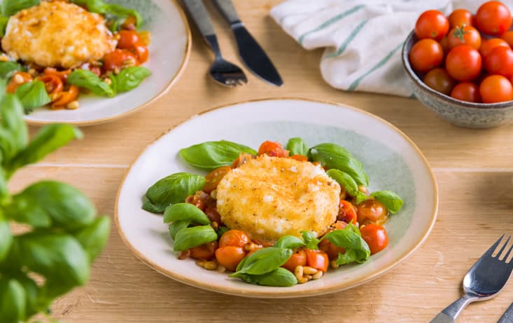 Friterad Burrata med Hemmagjort Ströbröd - Recept | Pågen