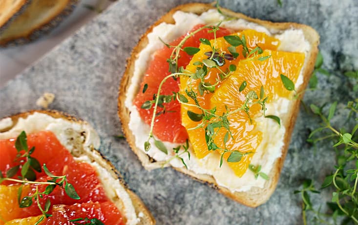 Fruktmacka - Macka med Frukt på LingonGrova - Recept | Pågen