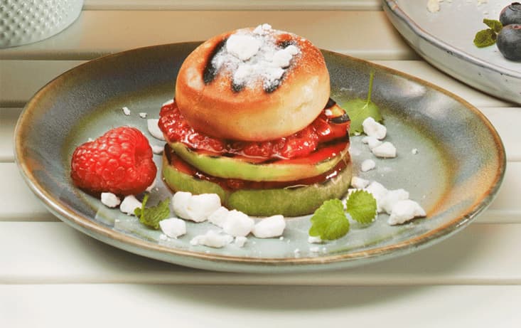 Varm Dessert med Jordgubb & Pågen Vanillas - Recept | Pågen