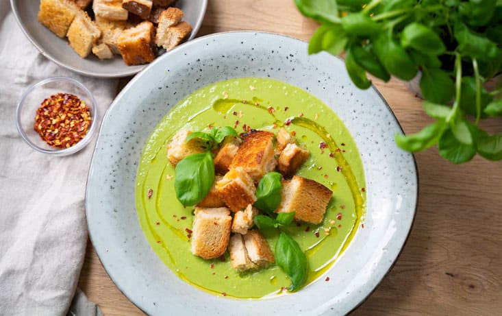 Grilled cheese-krutonger av Grekiskt Lantbröd - Recept | Pågen