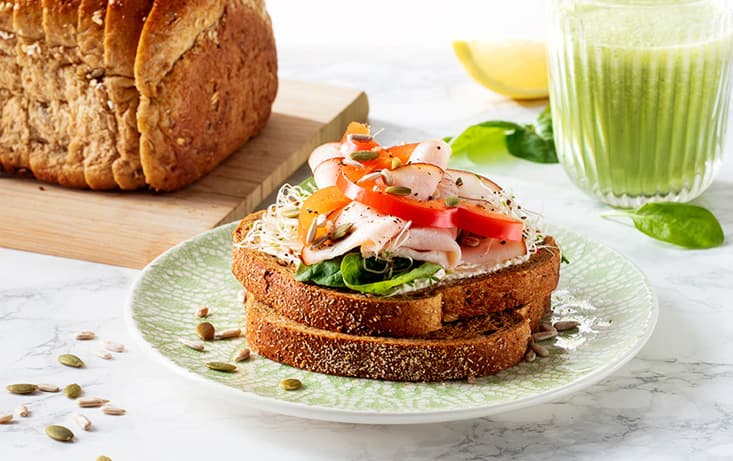 Macka med Kalkon & Groddar - Pågen Energi - Recept | Pågen