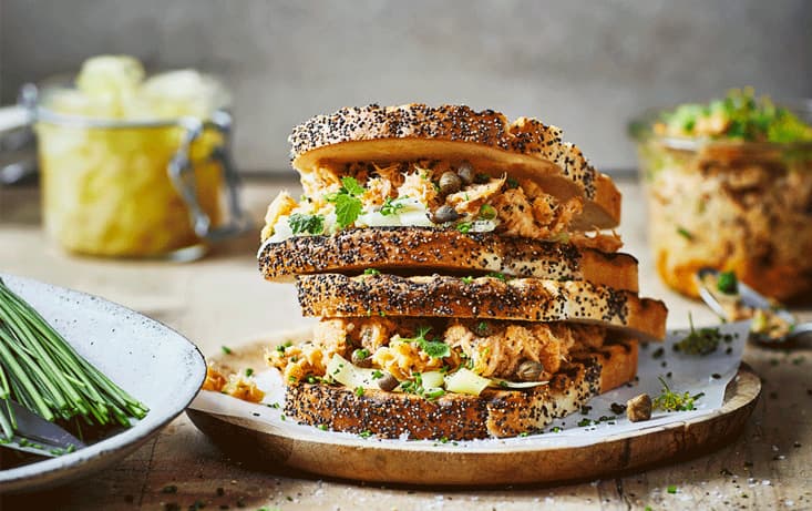 Laxmacka med picklad purjolök | Pågen