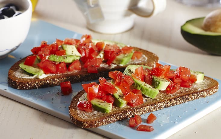 Macka med  Avokado & Kvarg - LingonGrova - Recept | Pågen