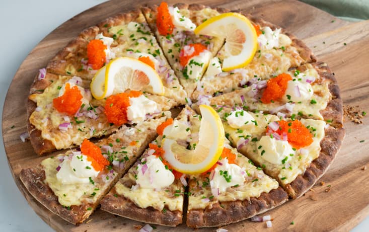 Löjromspizza med Smetana - Pågen Hönökaka - Recept | Pågen