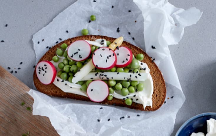 Fullkornsmacka - Ärtor & Sparris - Lingongrova - Recept | Pågen