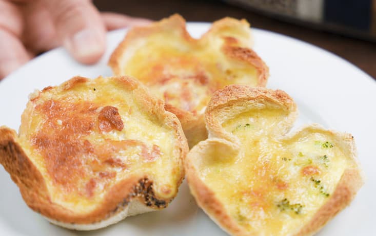 Minipajer med ägg & riven ost - Roast N' Toast - Recept | Pågen