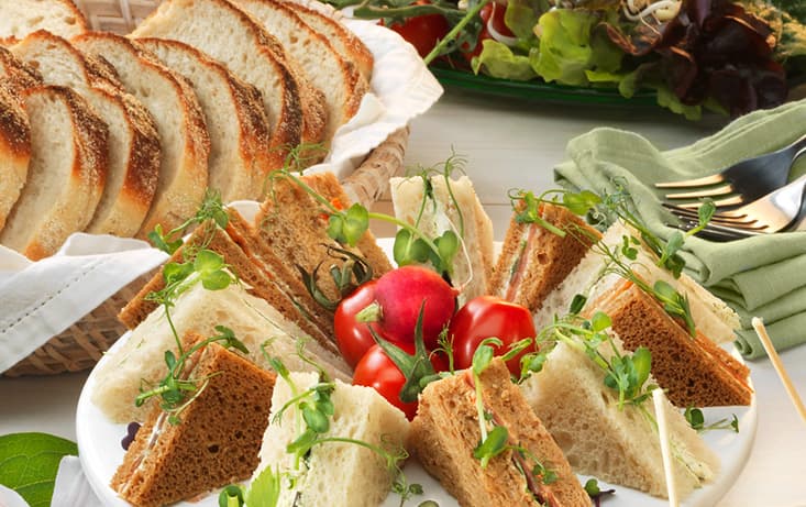 Snittar - Parma & Lax - Afternoon Tea - Levain - Recept | Pågen