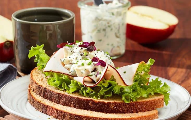 Macka med kalkon & äppelröra - Guldkorn - Recept | Pågen