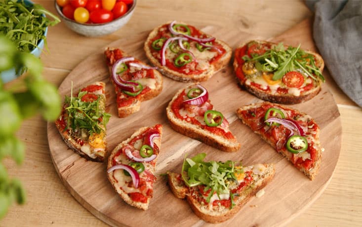 Pizzamackor på fullkornsbröd  | Pågen