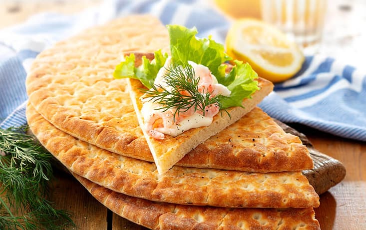 Räkmacka med dillkvist & citronklyftor - Hönö - Recept | Pågen