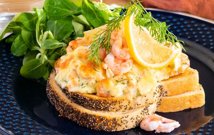 Roast 'n Toast med räkstuvning - Recept| Pågen