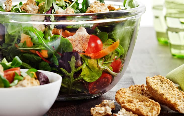 Skorpsallad med fräscha grönsaker | Pågen