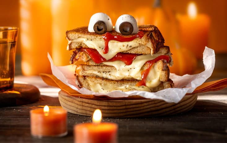 Spooky Cheese Melt - Halloween Recept | Pågen