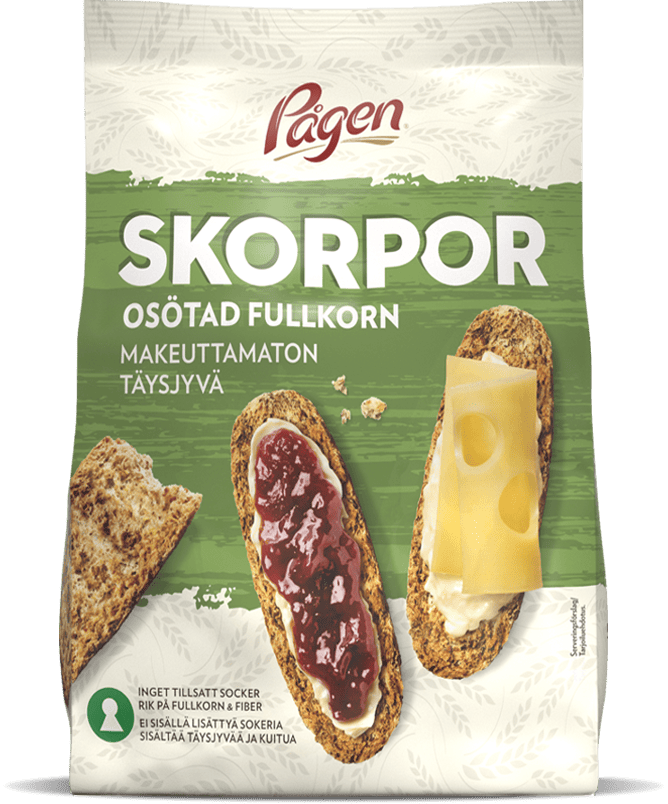Fullkorn skorpor