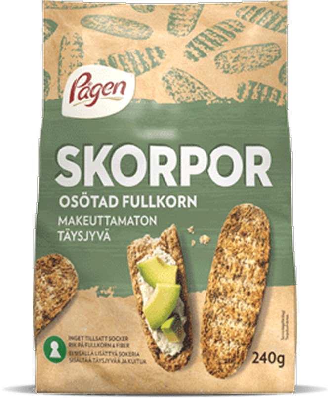 Fullkorn skorpor