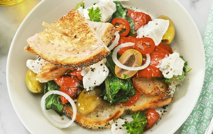 Grillad paprika-toast