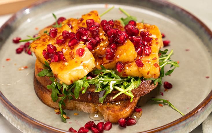 Hot honey Halloumi