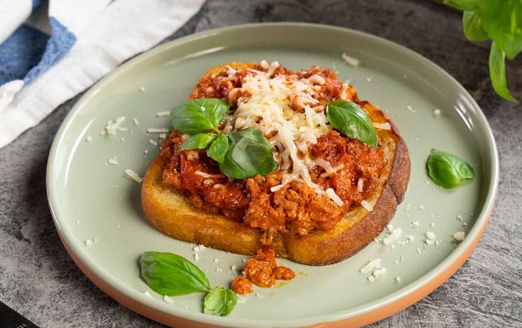 Leftover Toast Bolognese på Levain