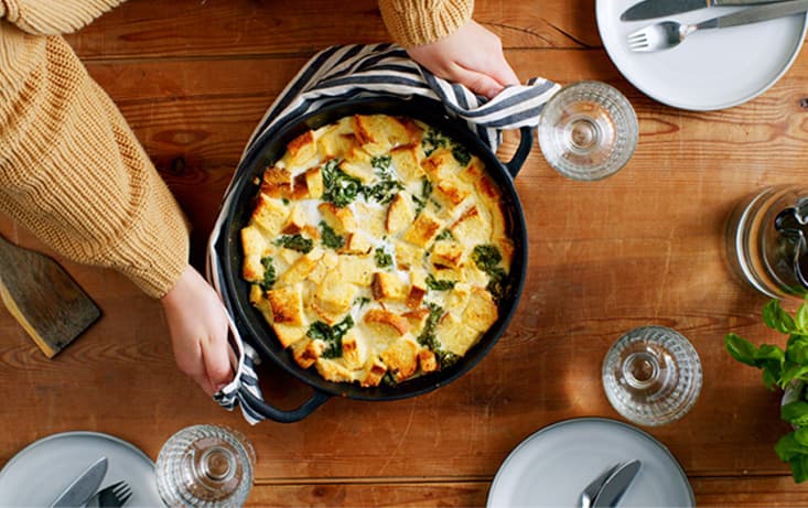 Svinnsmart Bröd frittata